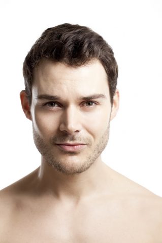 A headshot of a young man to advertise dermal fillers in Voorhees, NJ